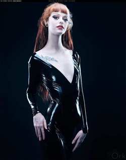 Image #179363 (fetish): latex, redhead