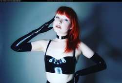 Image #161013 (fetish): latex, redhead
