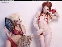 Image #8167 (grlz): blonde, lingerie, redhead, sister sinister