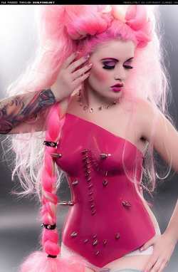 Image #33521 (fetish): latex, pink