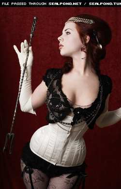 Image #5679 (grlz): corset, redhead