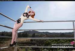 Image #147453 (fetish): latex, redhead