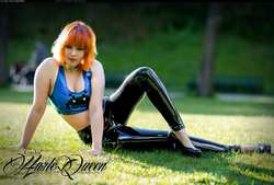 Image #147749 (fetish): latex, redhead
