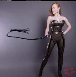 Image #177967 (fetish): latex, redhead