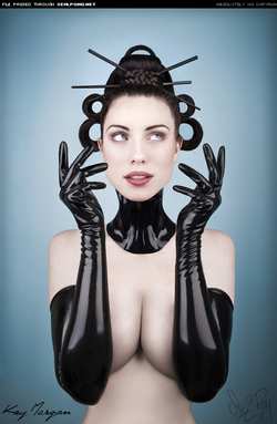 Image #42417 (fetish): kay morgan, latex