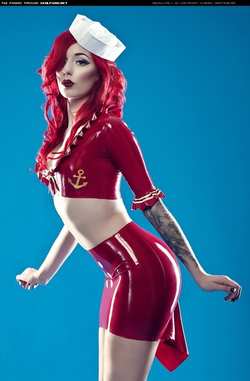 Image #21666 (fetish): cervena fox, latex