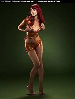 Image #5954 (grlz): latex, redhead