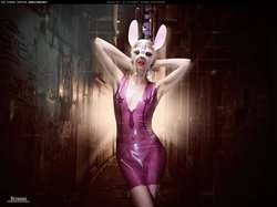 Image #152631 (fetish): bunny, latex, mask