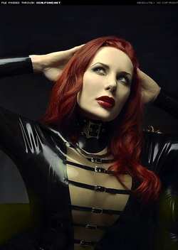 Image #134511 (fetish): latex, redhead
