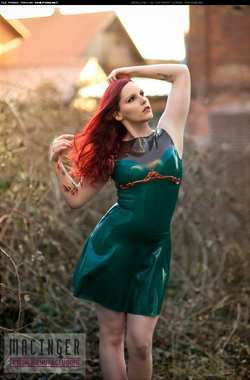 Image #187166 (fetish): latex, redhead