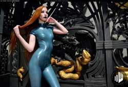 Image #171085 (fetish): latex, redhead