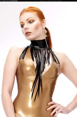 Image #145727 (fetish): latex, redhead