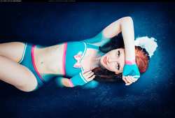 Image #141798 (fetish): latex, redhead