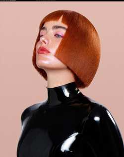 Image #175944 (fetish): latex, redhead