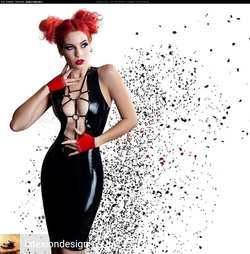Image #154406 (fetish): latex, redhead