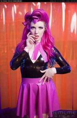 Image #54864 (fetish): latex, pink