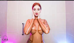 Image #182253 (fetish): latex, redhead