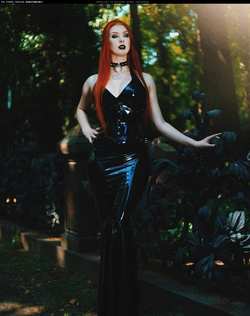 Image #177290 (fetish): latex, redhead