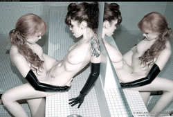 Image #40928 (fetish): latex, lez, nude, tits
