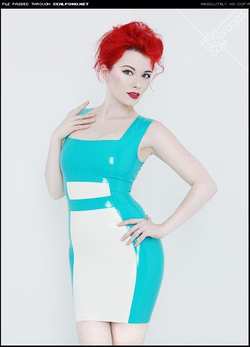 Image #118490 (fetish): high gloss dolls, latex, redhead