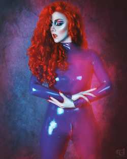 Image #204581 (fetish): latex, redhead