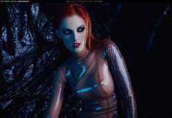 Image #145451 (fetish): latex, redhead