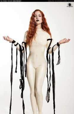 Image #148657 (fetish): latex, redhead