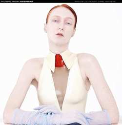 Image #174523 (fetish): latex, redhead