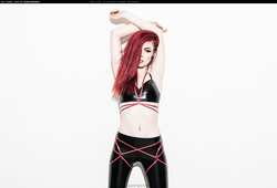 Image #156240 (fetish): latex, redhead