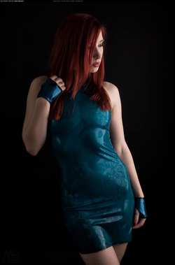Image #145717 (fetish): latex, redhead