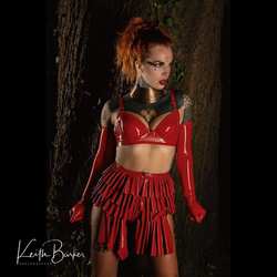 Image #197215 (fetish): latex, redhead