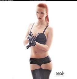 Image #154909 (fetish): latex, redhead