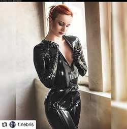 Image #173742 (fetish): latex, redhead