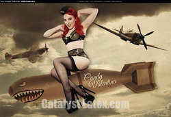 Image #117948 (fetish): latex, redhead