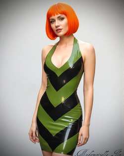 Image #289452 (fetish): latex, redhead