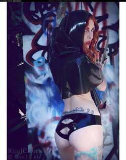 Image #142701 (fetish): latex, redhead