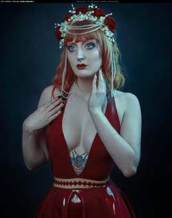 Image #156233 (fetish): latex, redhead