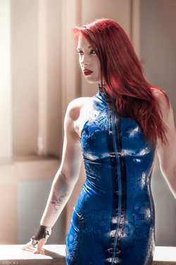 Image #200430 (fetish): latex, redhead