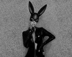 Image #238432 (fetish): bunny, latex, mask