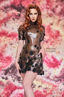 Image #205981 (fetish): latex, redhead