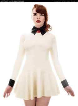 Image #134516 (fetish): latex, redhead