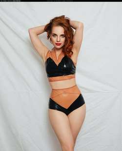 Image #179874 (fetish): latex, redhead