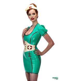 Image #280083 (fetish): latex, redhead
