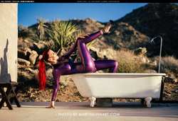 Image #151248 (fetish): latex, redhead