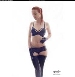 Image #154905 (fetish): latex, redhead