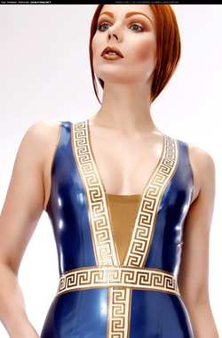 Image #153325 (fetish): latex, redhead
