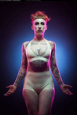 Image #164517 (fetish): latex, redhead